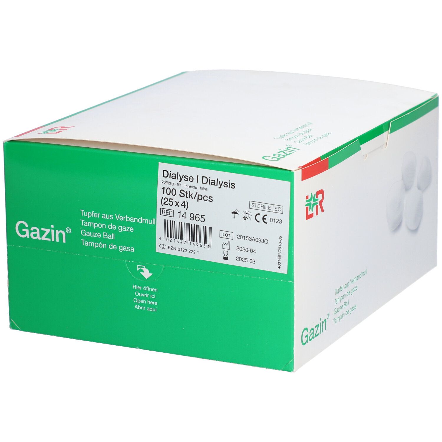 Gazin® Tupfer aus Verbandmull