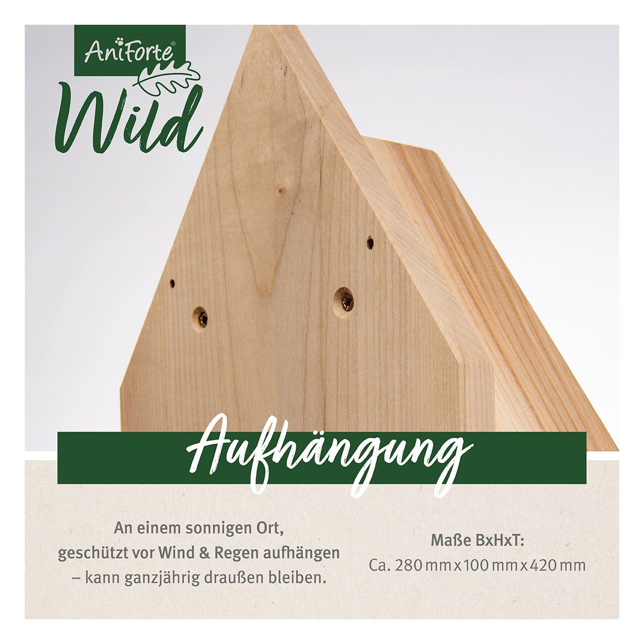 AniForte Wild Insektenhotel mit Lockstoff