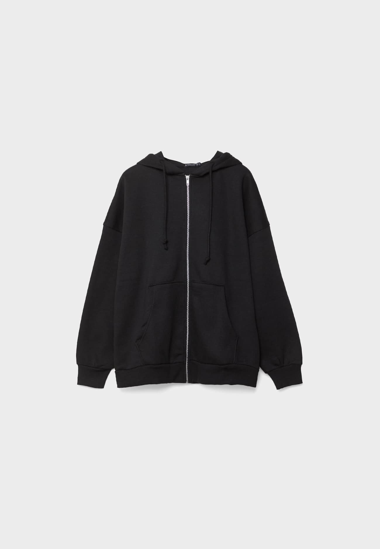 Moletom com zíper oversized