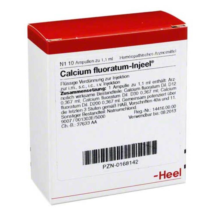 Calcium fluoratum Injeel Ampullen, 10 St