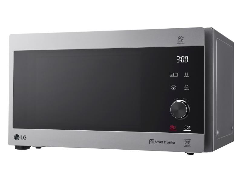 LG Mikrowelle NeoChef MH6565CPS Silber 1000 W-Mikrowelle mit präziser Temperaturregelung