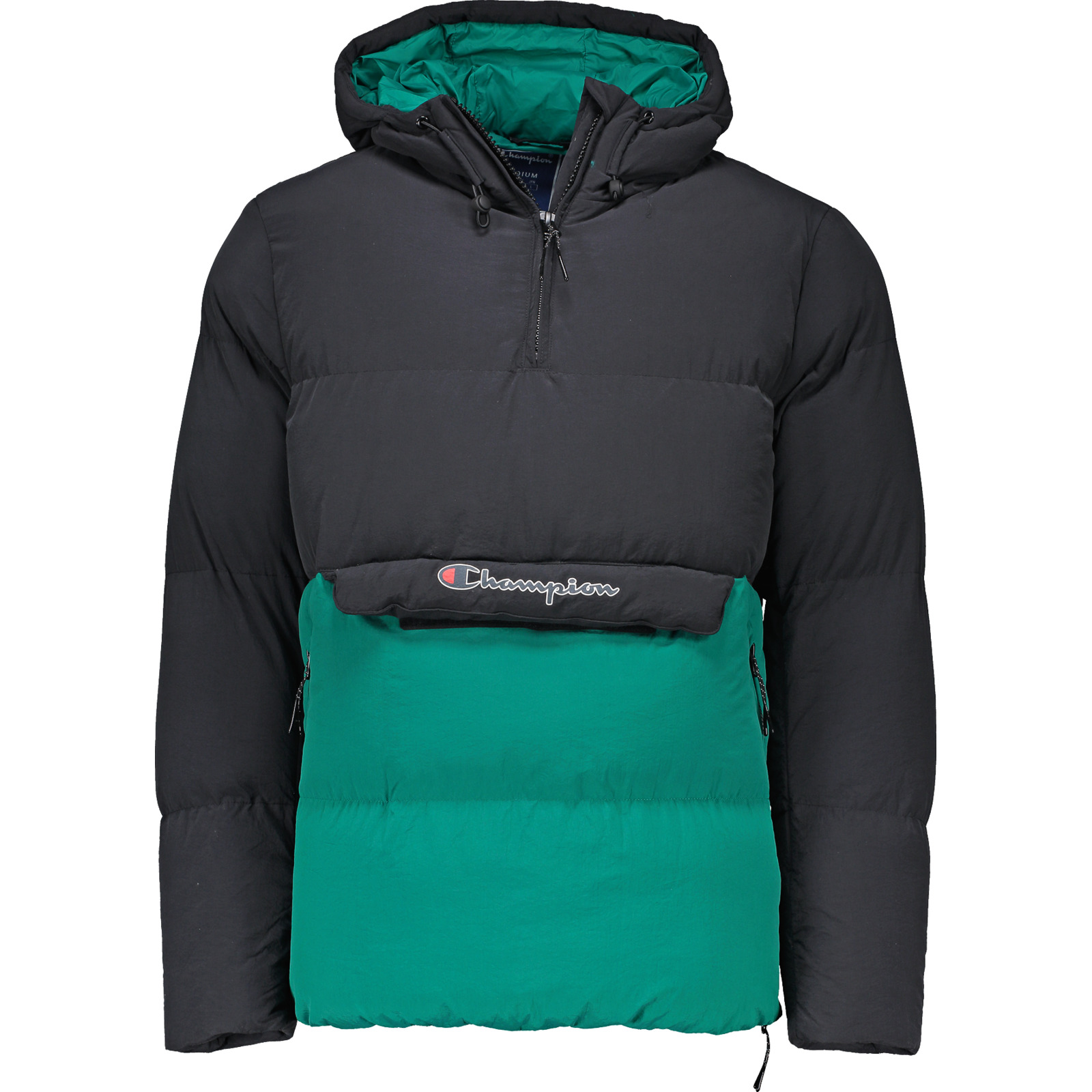 Champion Hooded Jacket Hr., schwarz, L