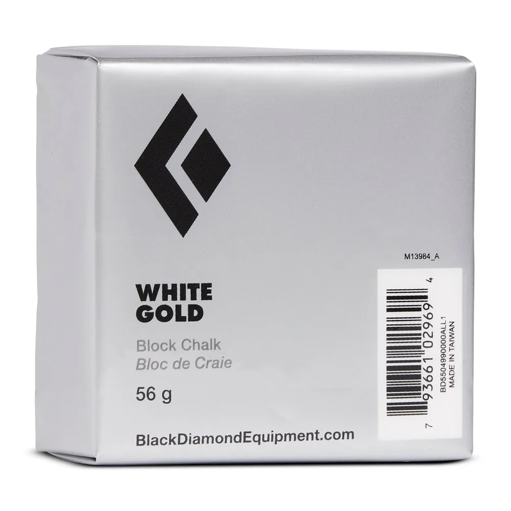 Black Diamond Solid White Gold - Block 56gr. Nocolour