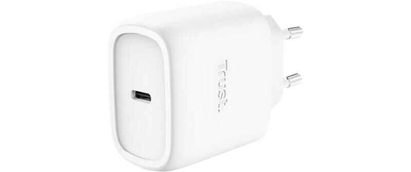 USB-Wandladegerät Maxo USB-C-GaN 45 W WeissUSB-C-Ladegerät mit 45 W und energieeffizienter GaN-Technologie