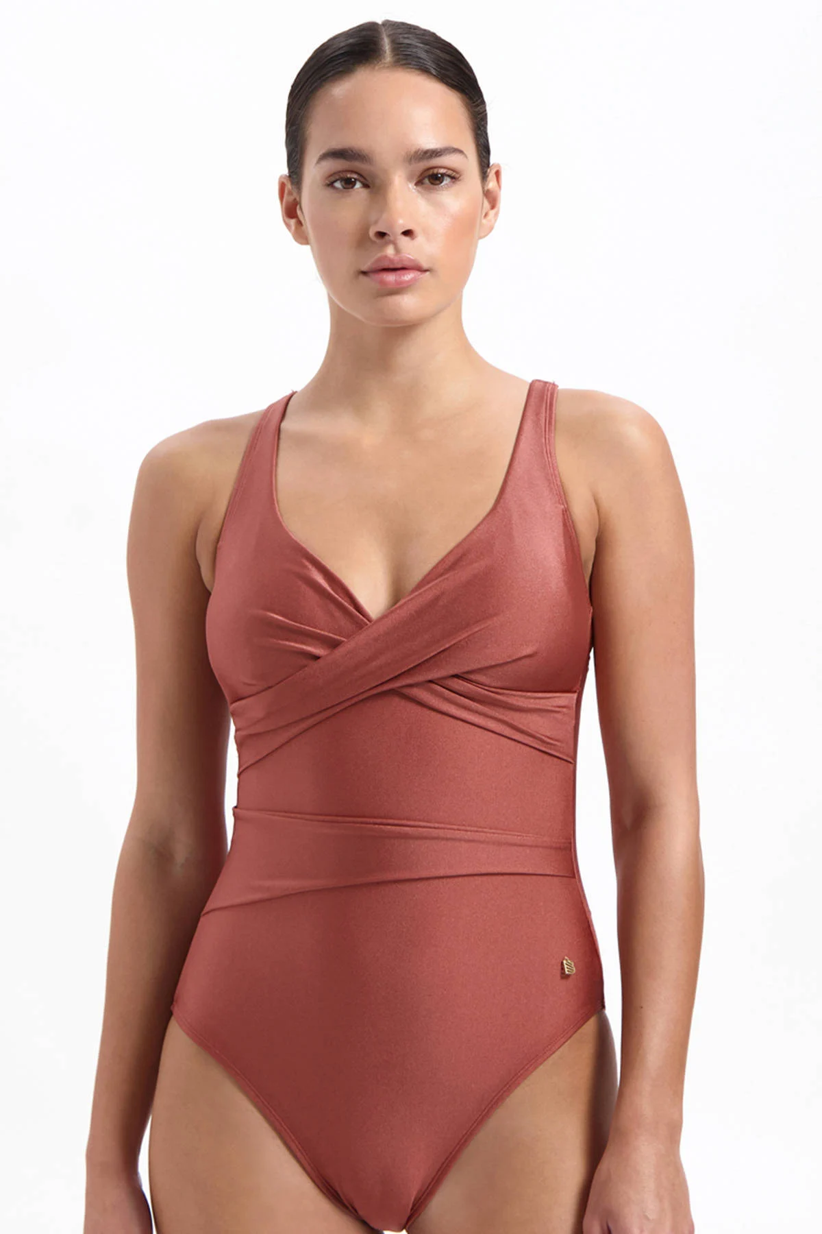 Beachlife halter badpak bruin
