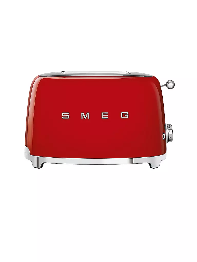 SMEG 2 Schlitz Toaster 50‘s Retro Style Rot TSF01RDEU rot