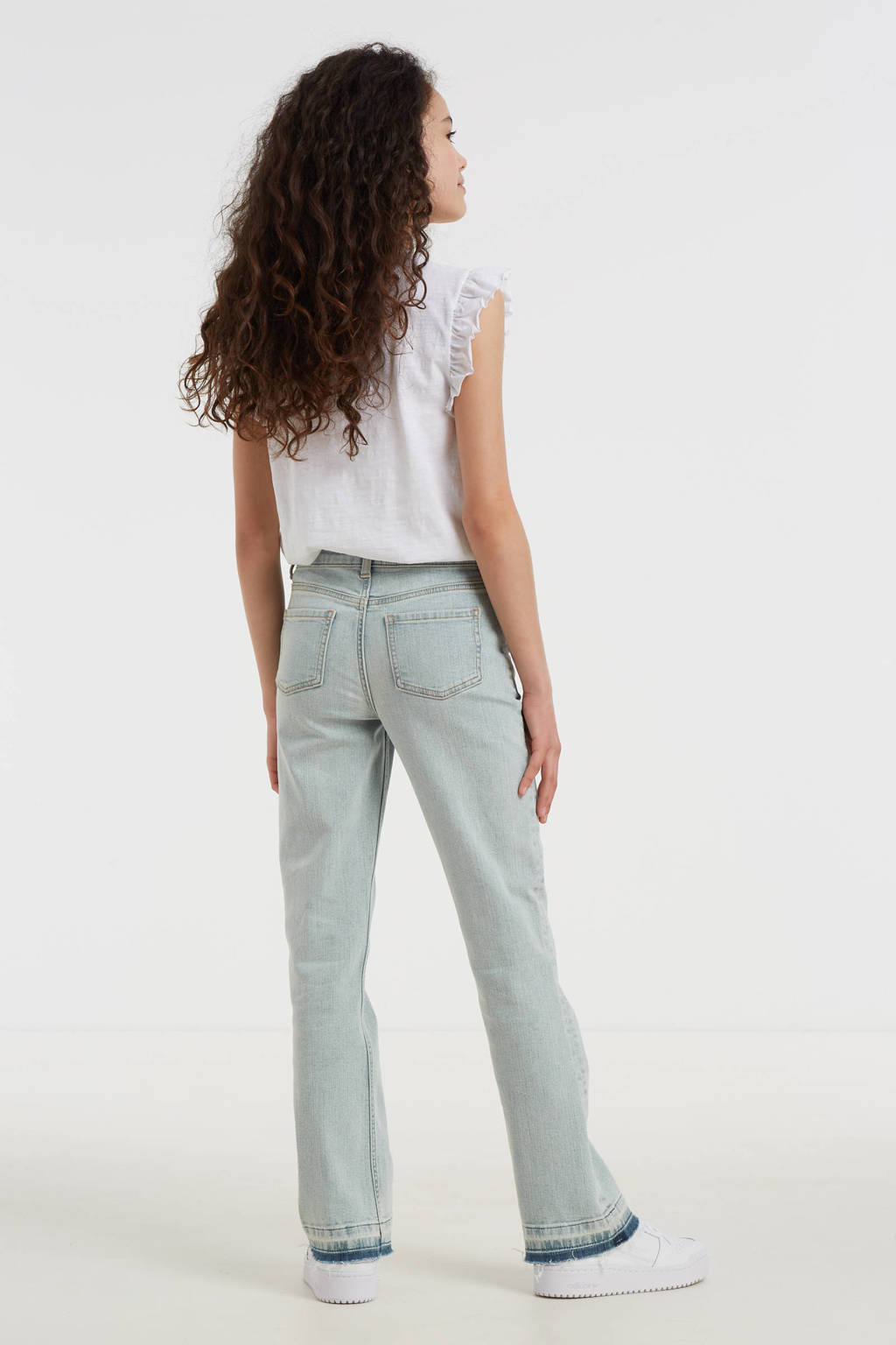 anytime flared jeans lichtblauw