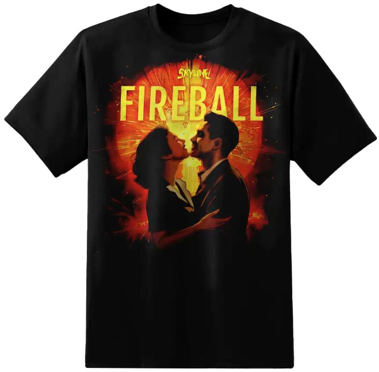 Human Monster / Fireball | Skyline T-Shirt Manches courtes