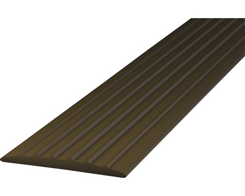 Overgangsprofiel, zacht PVC, bruin, zelfklevend, 35 x 1000 mm