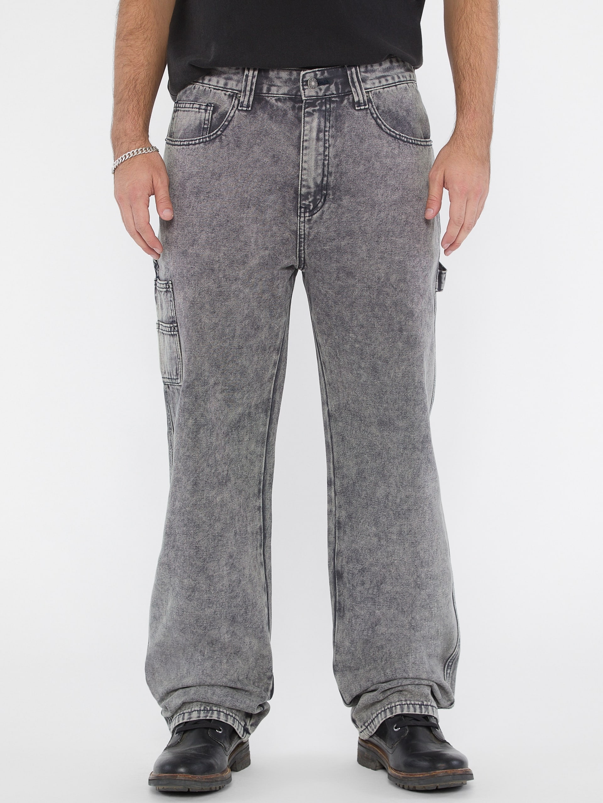 Calças de carpinteiro de lona GUESS Originals