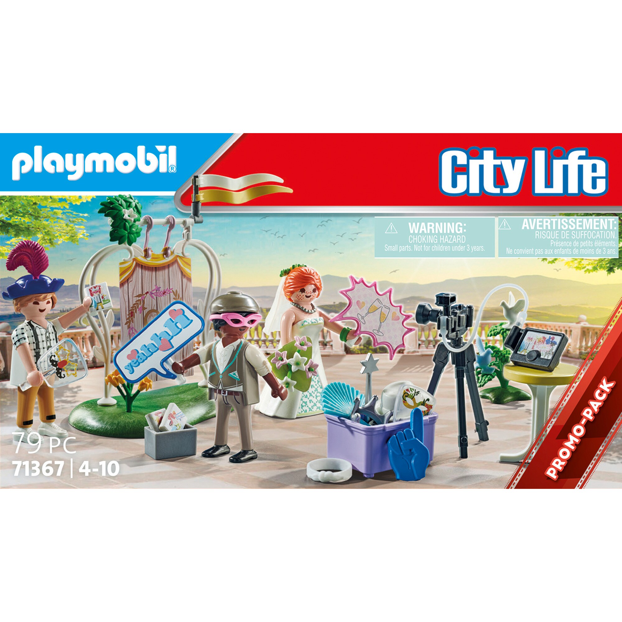 PLAYMOBIL Konstruktionsspielzeug City Life Hochzeits Fotobox