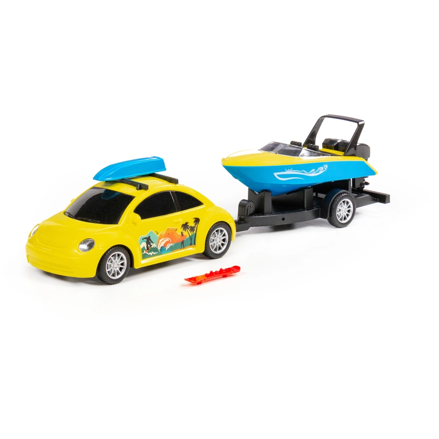 POLESIE® PKW Tour mit Speedboot, Tray