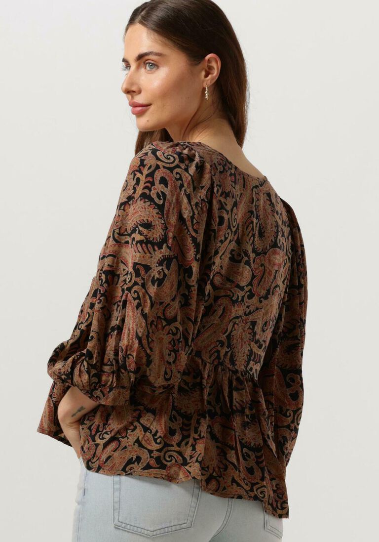 SISSEL EDELBO oranje sissel edelbo blouse angelina silk top