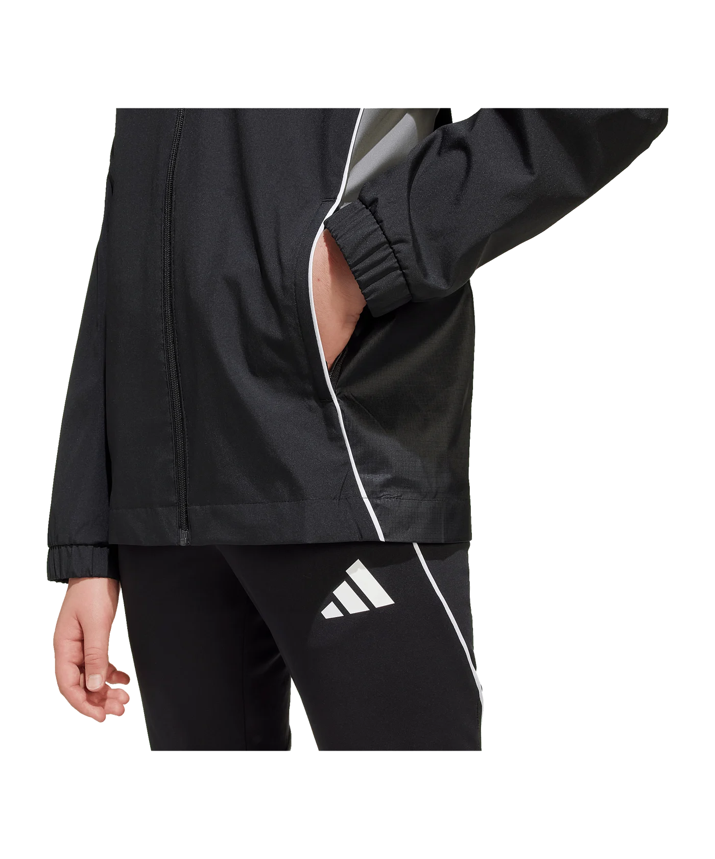 adidas Tiro 25 Competition Regenjacke Kids Schwarz