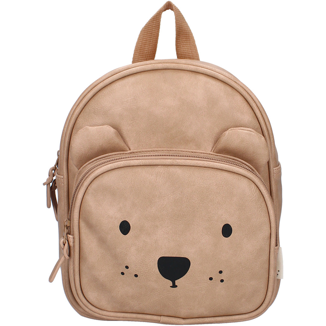 kidzroom peuterrugzak beary excited - zand - 29 cm