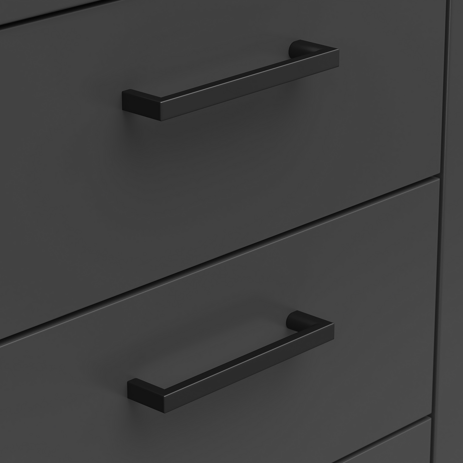 Sideboard - anthrazit - 120 cm breit