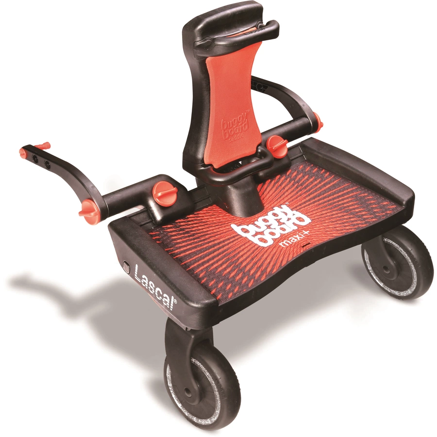 Lascal Buggy Board Maxi + mit Sitz rot