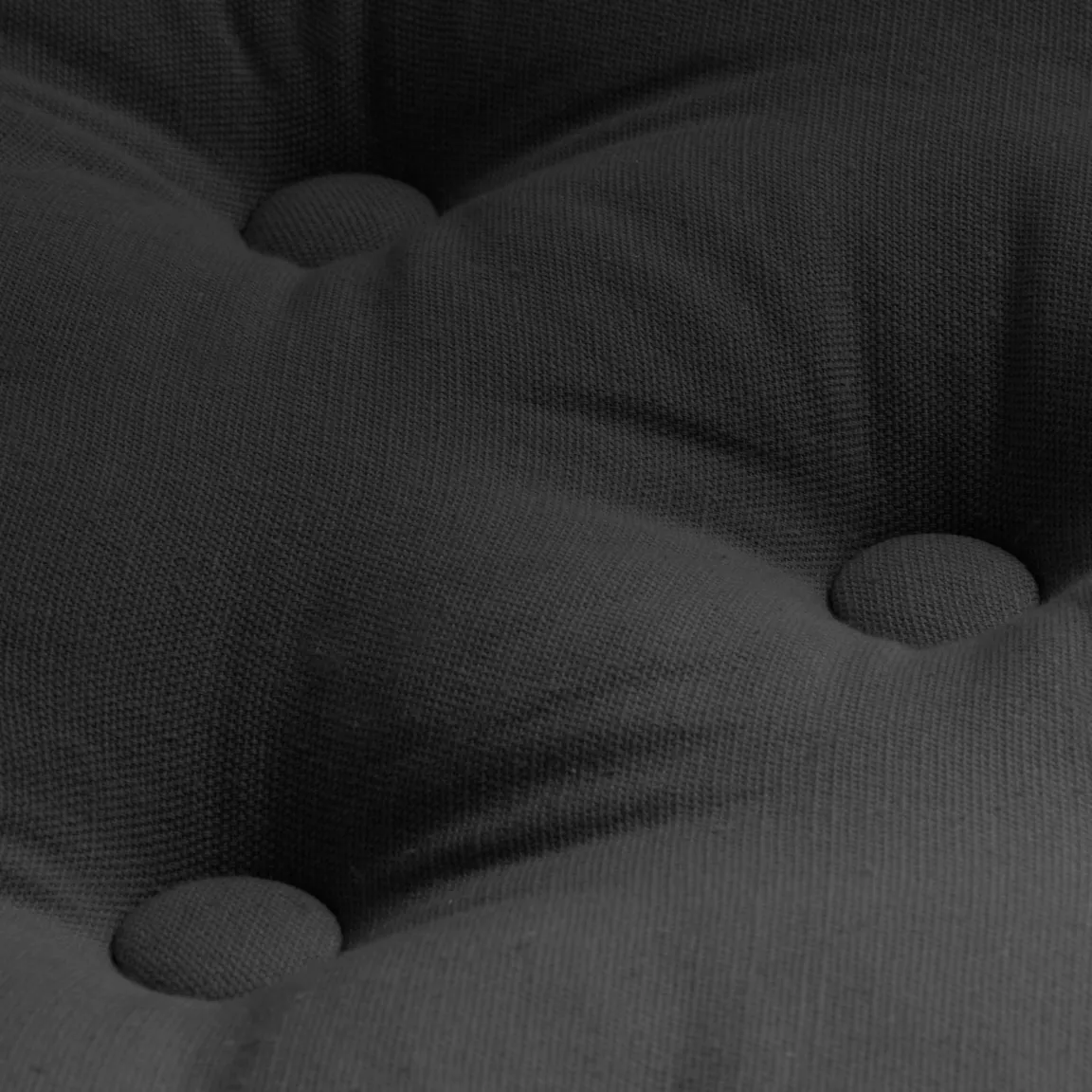 Coussin de sol coton (60 x 60 cm) Pixel Gris anthracite