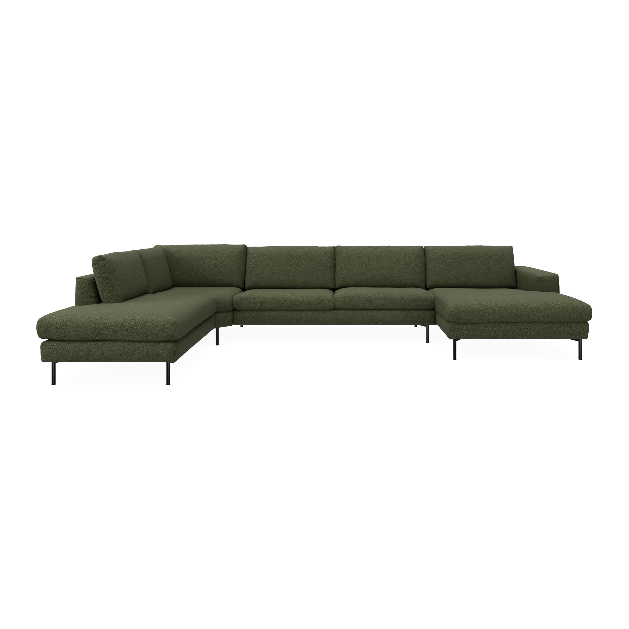 Nyland højrevendt hjørnesofa med chaiselong