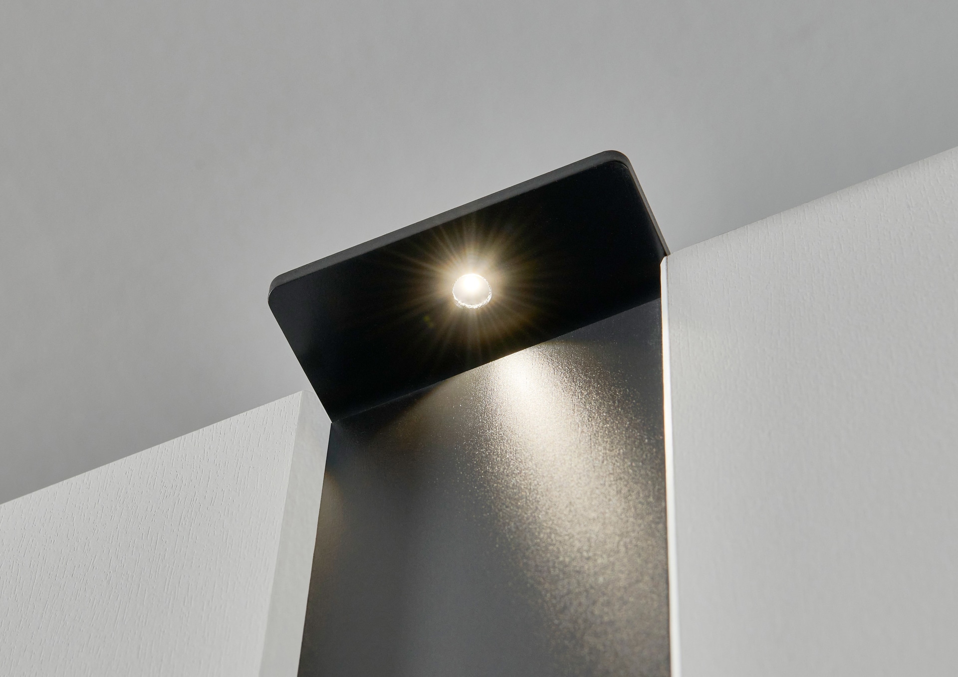 LIV'IN LED-Beleuchtung LA RIOJA 2er Set schwarz