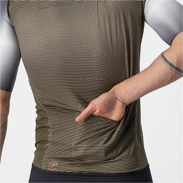 Veste vélo CASTELLI ARIA MARRON VERT