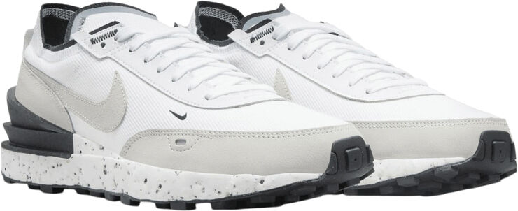 Nike waffle one crater White/light bone-black-volt