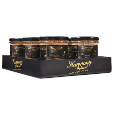 Harmony Dog Deluxe Adult Ente & Karotten Nassfutter 6x360g
