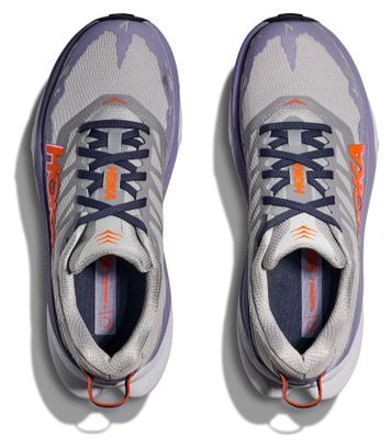Chaussures Trail Hoka Torrent 4 Gris/Bleu/Orange Femme