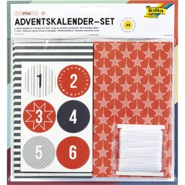 Calendrier de l'Avent 'STYLE', 24 sachets en papier