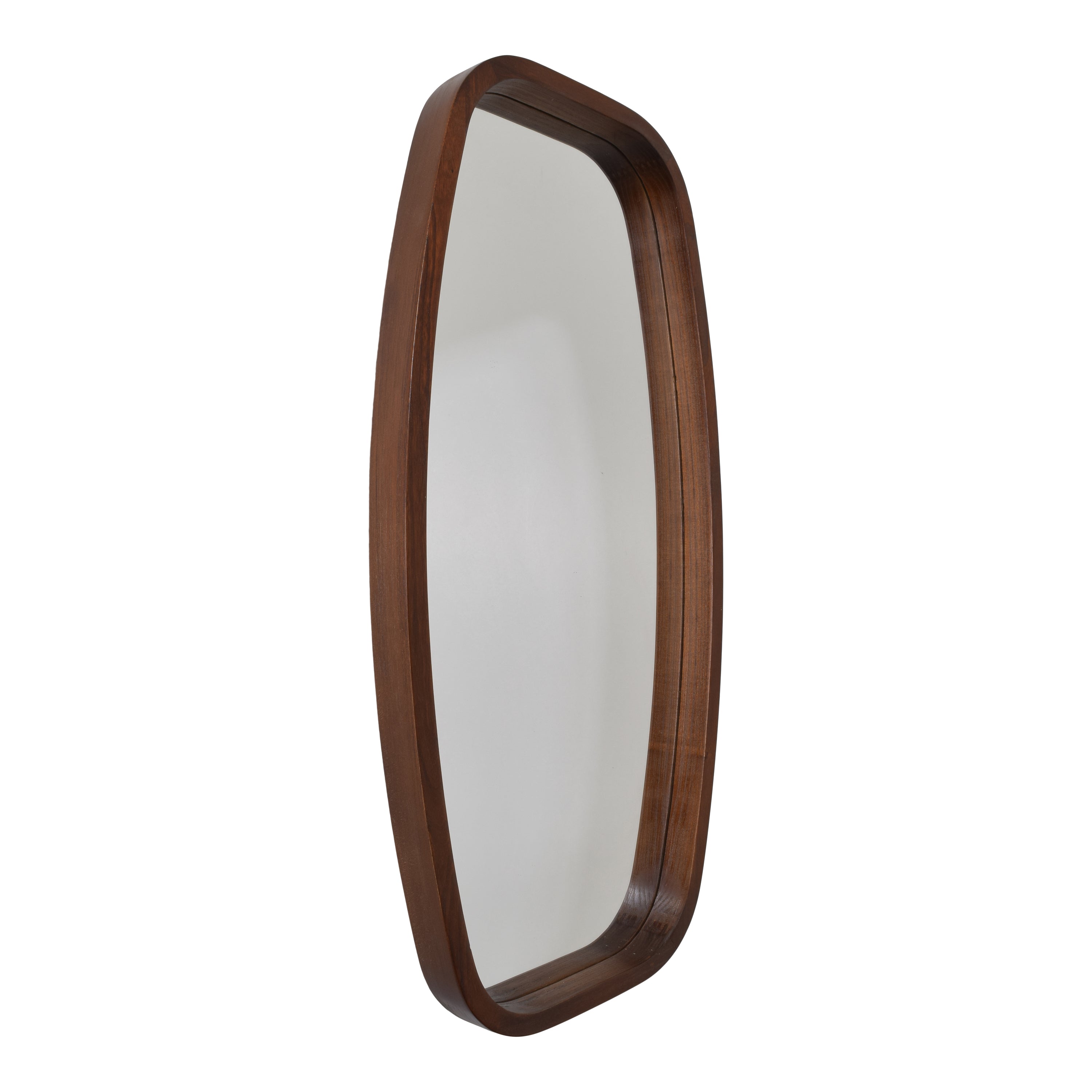Fragix Wandspiegel Eva 40x80 Donker bruin hout