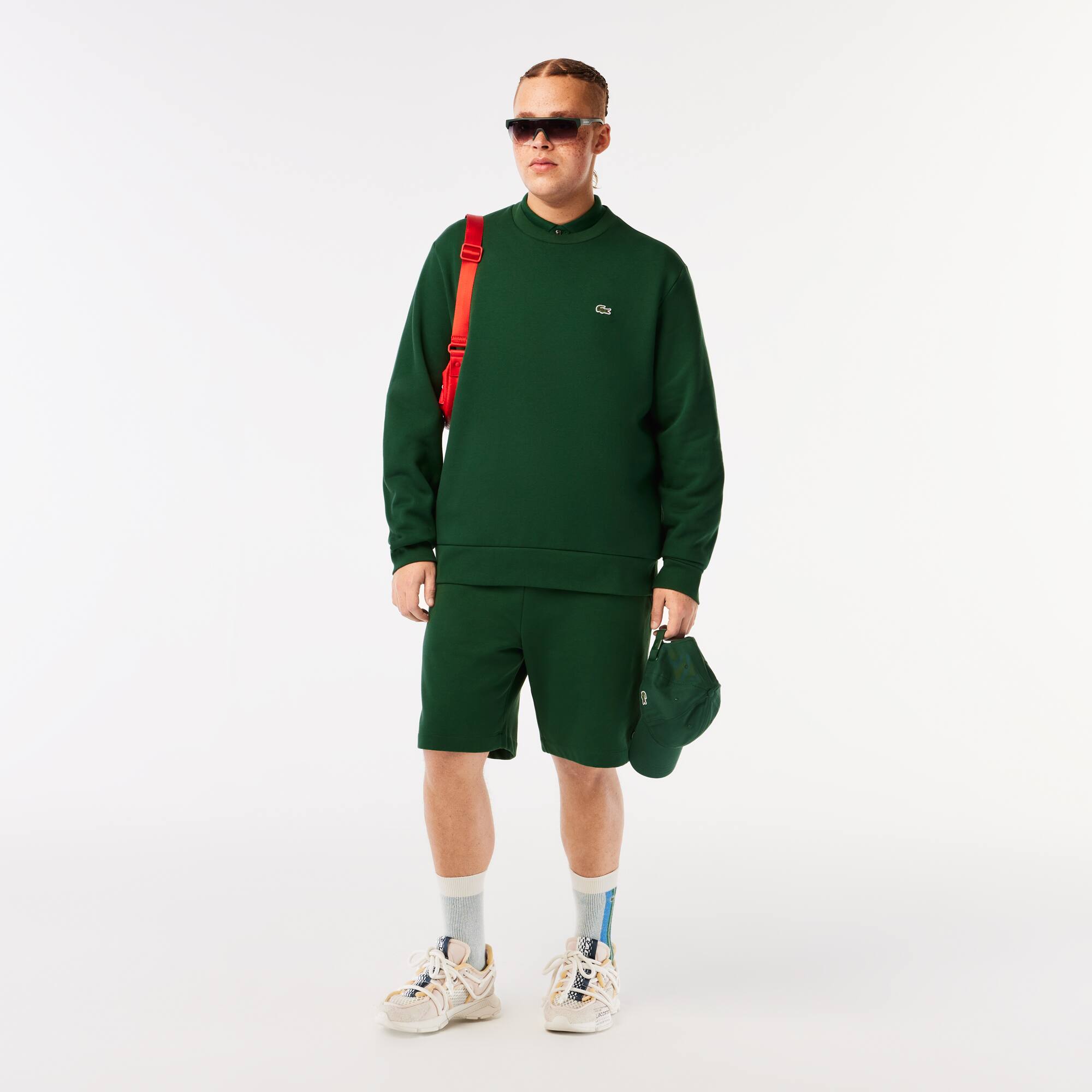 Jogging-Sweatshirt aus aufgerautem Fleece Sweatshirts - Grün - Lacoste - Herren