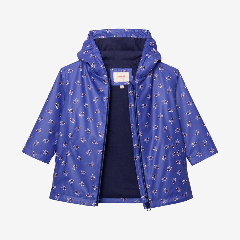 Parka fille poissons bleu Catimini Bleu