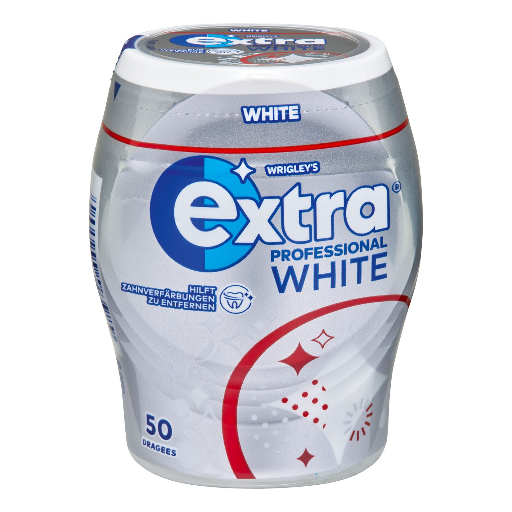 Wrigley's Extra Professional White zuckerfrei Dose 50 Stück, 12er Pack
