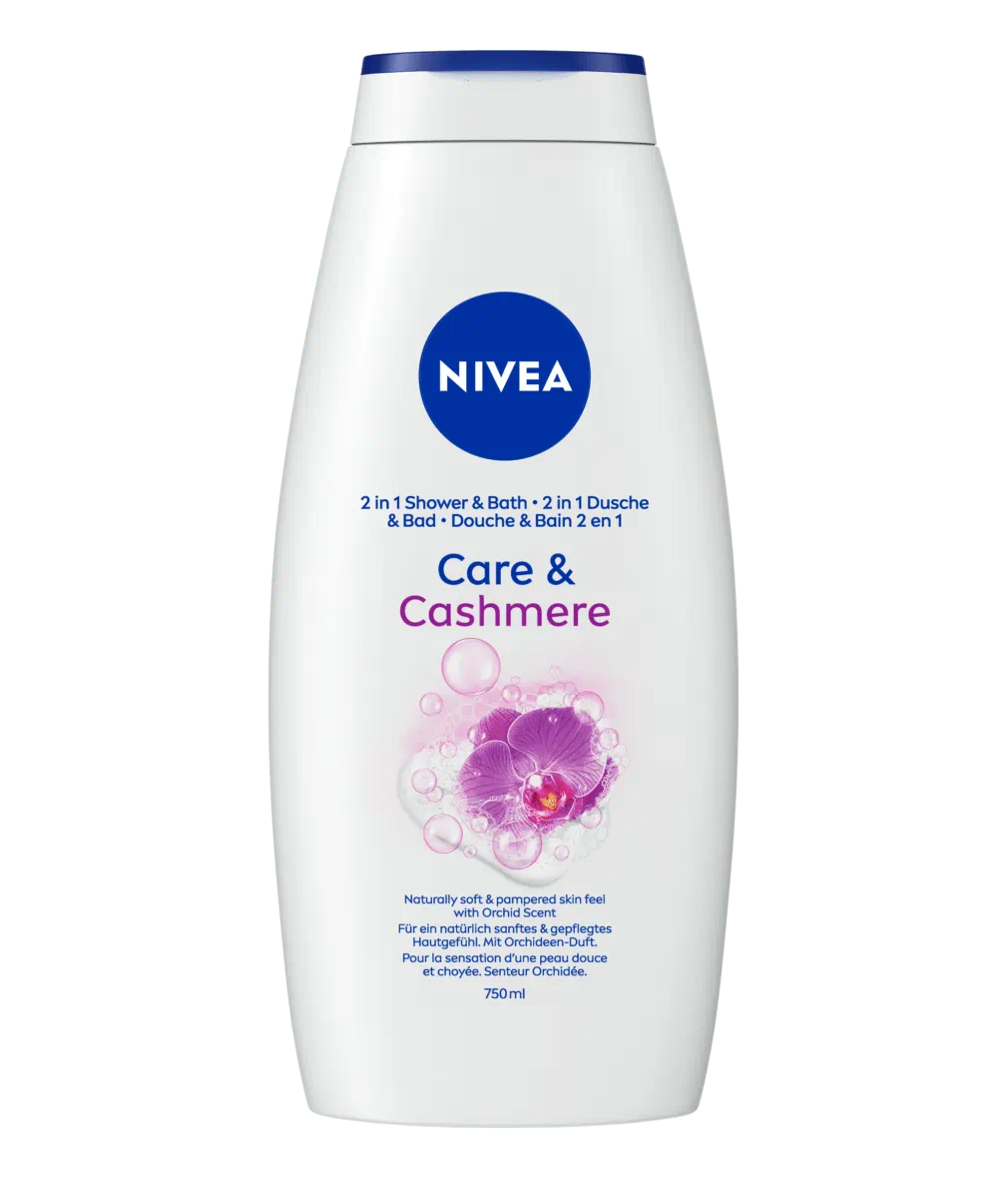 GEL DOUCHE & BAIN 2 EN 1 NIVEA CARE & CASHMERE