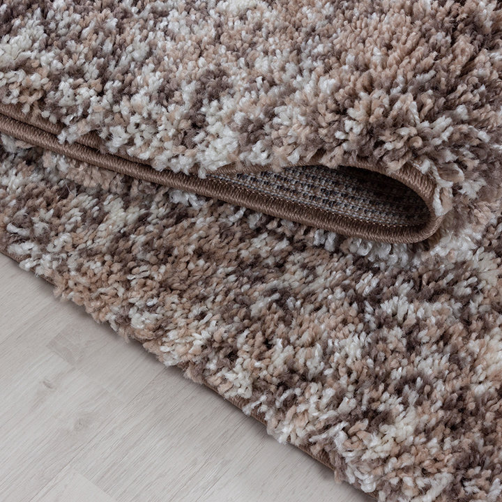 Hoogpolig vloerkleed - Enjoy Beige