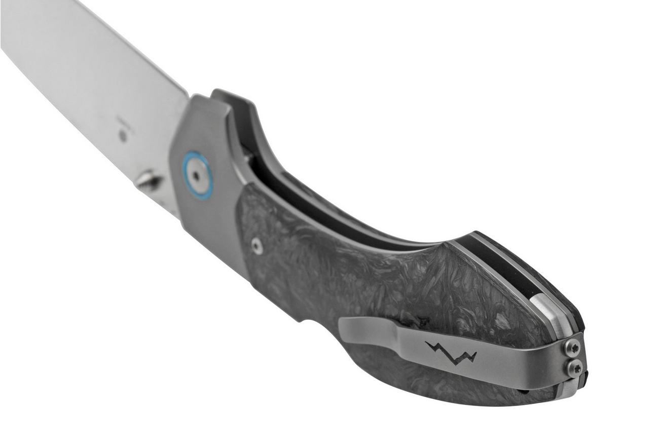 MKM Hero Stonewashed Carbonfiber, Titanium Bolsters, zakmes