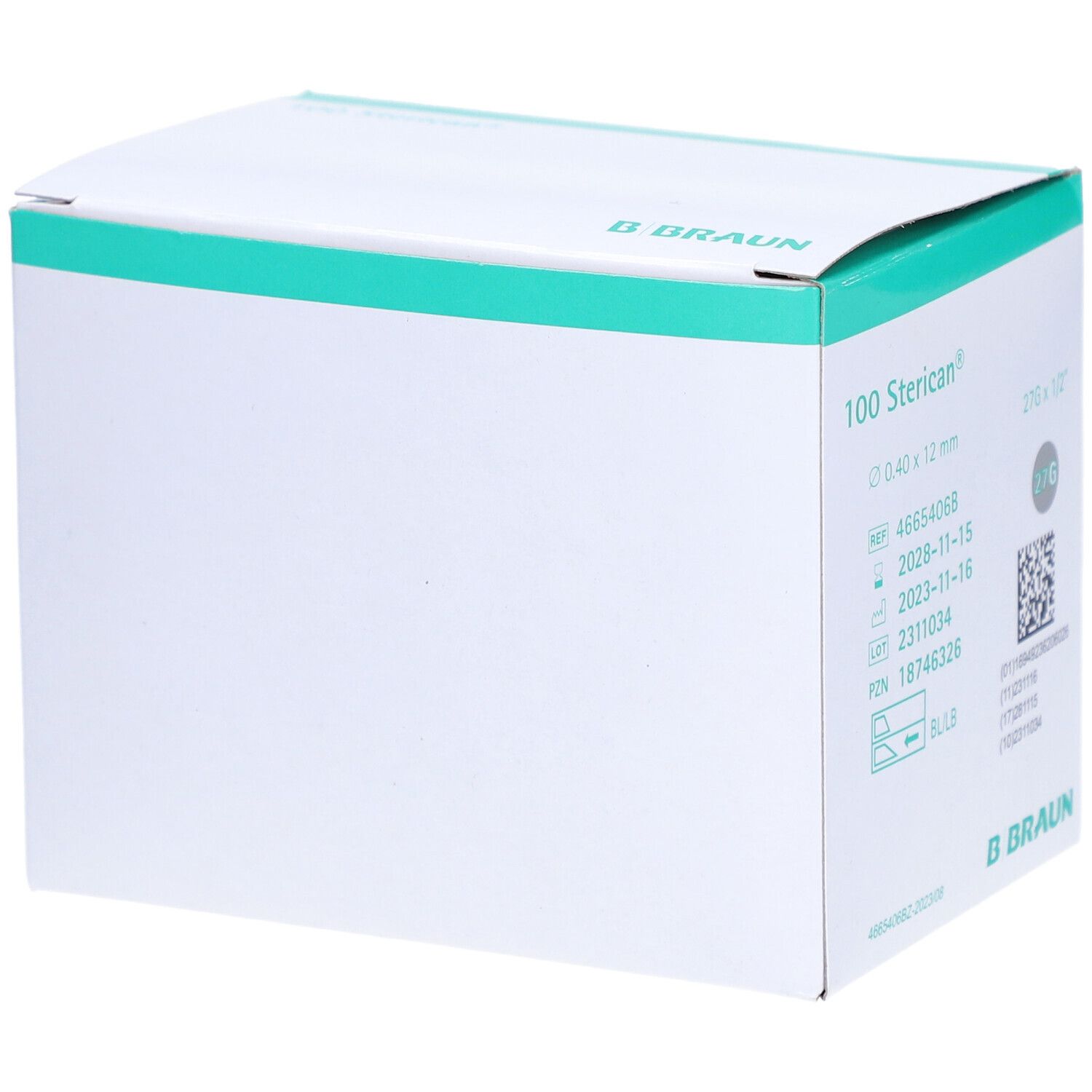 STERICAN Einmalkanüle 27 G 12 mm