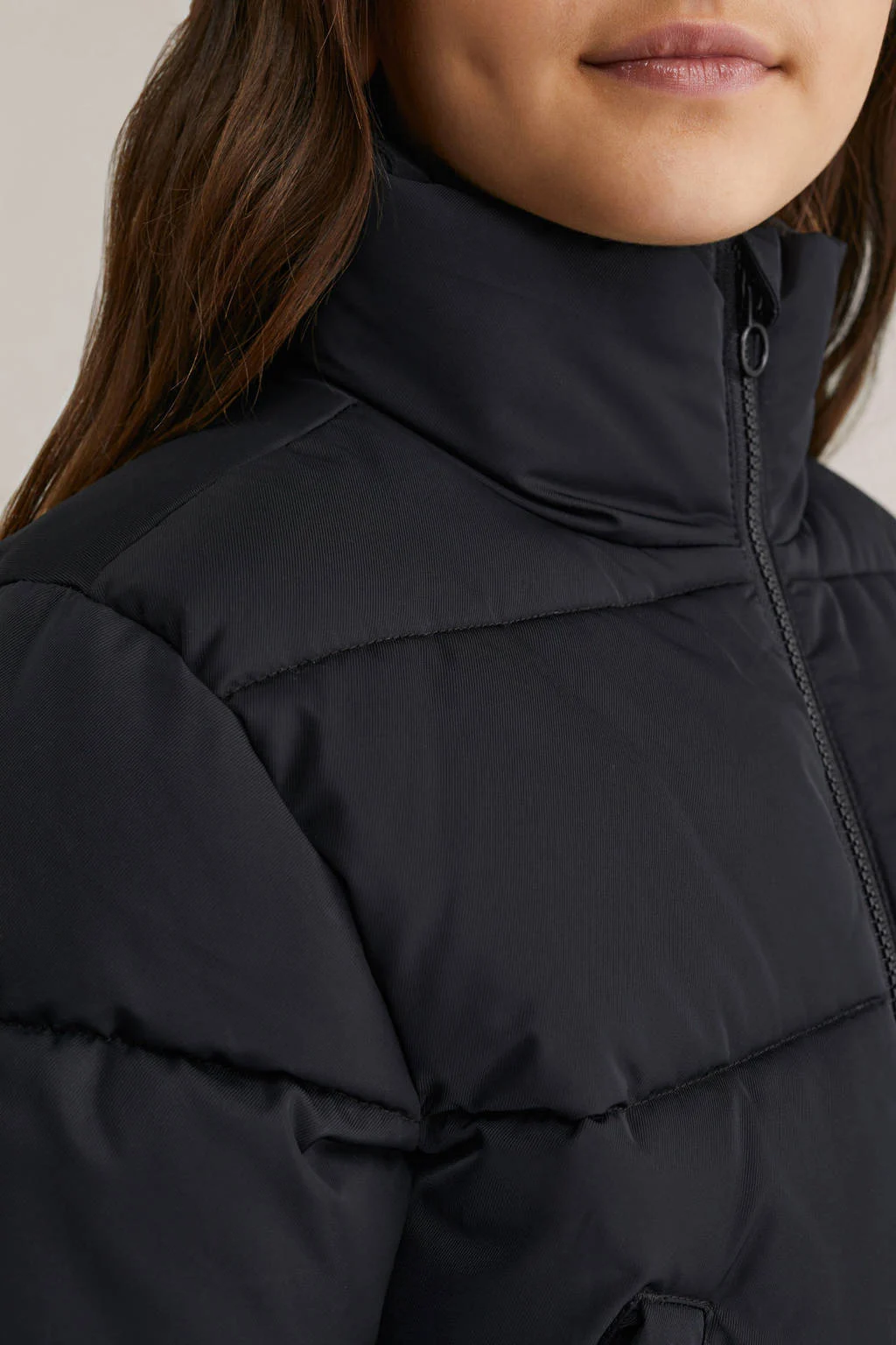 WE Fashion gewatteerde jas zwart