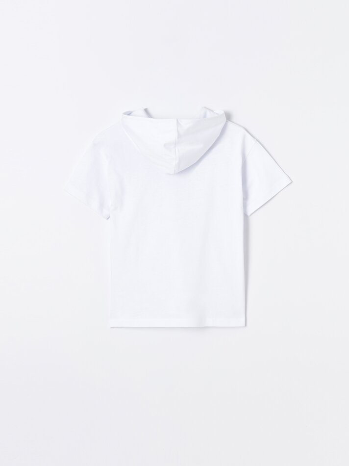 Camiseta com capuz - Off-White