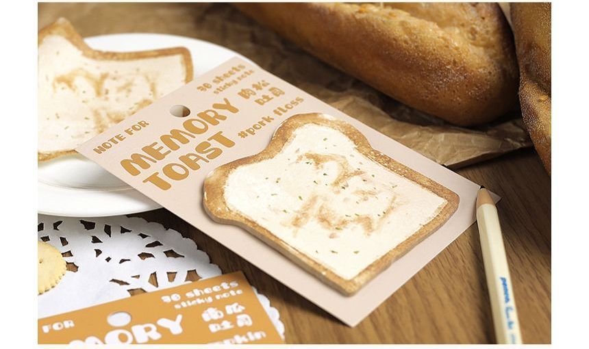 Jun's Journal - Toast Sticky Note (verschillende ontwerpen)