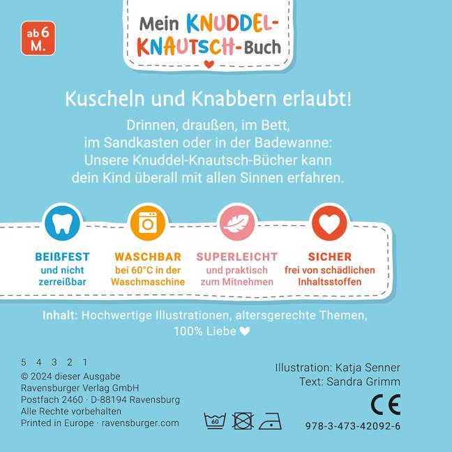Mein Knuddel-Knautsch-Buch: Meine Tierkinder; robust, waschbar und federleicht. Praktisch für zu Hause und unterwegs