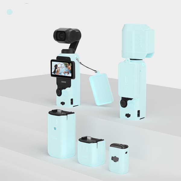 INF Beskyttende silikondeksel for DJI OSMO Pocket 3 Blå