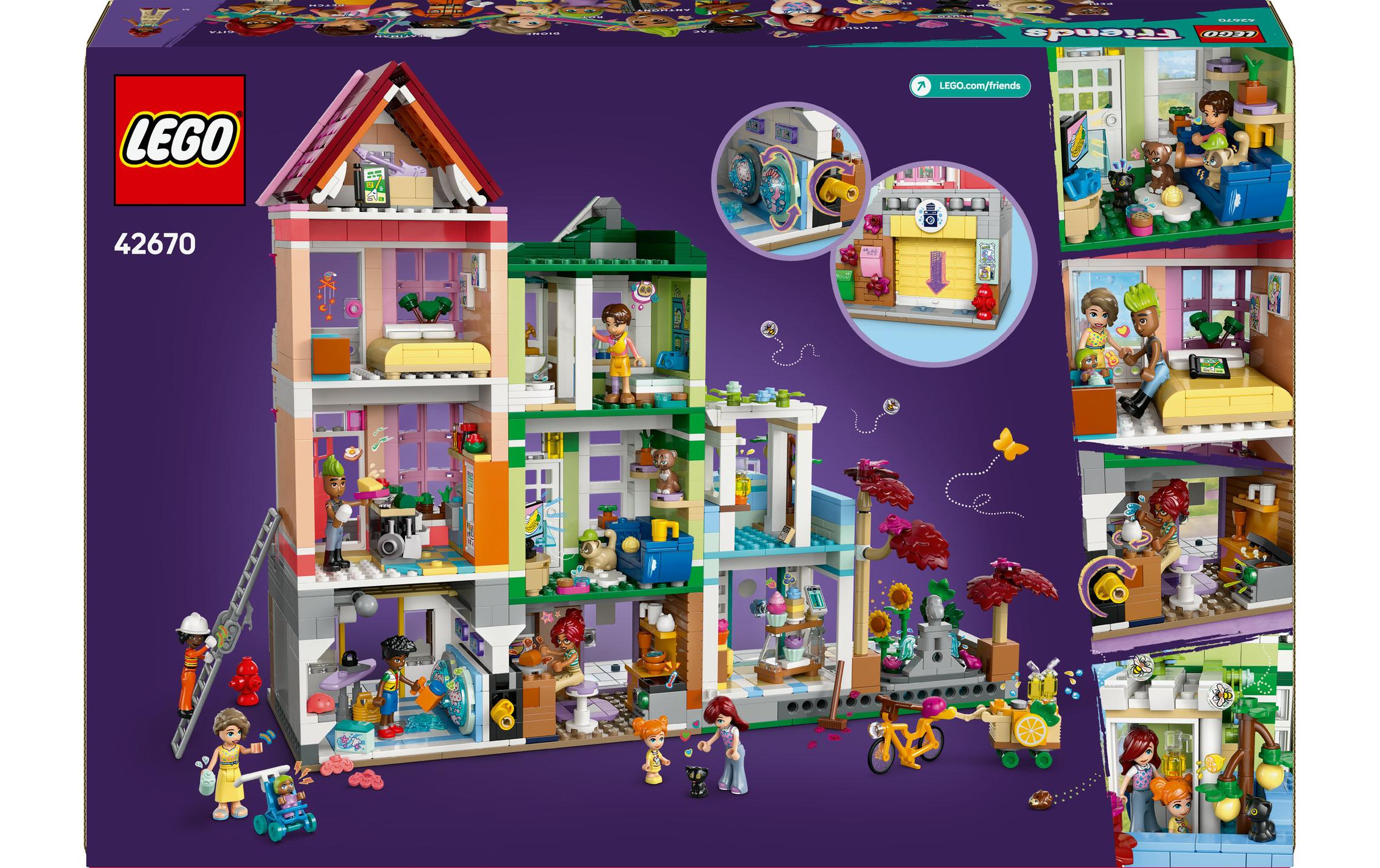 Friends Wohn- und Einkaufsstrasse 42670<br>Bauset für Kinder und Jugendliche