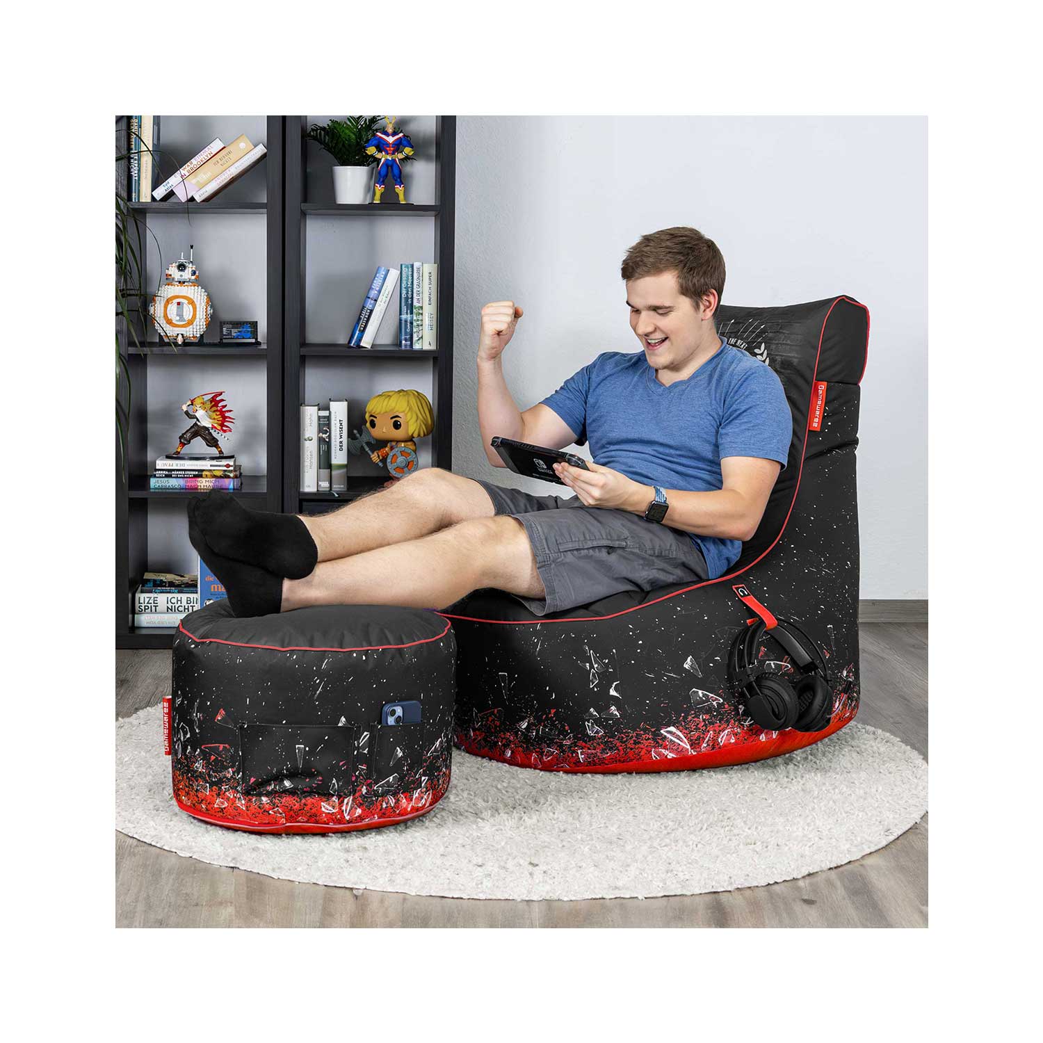 Gaming Sitzsack Crimson X Ray Station (rot)