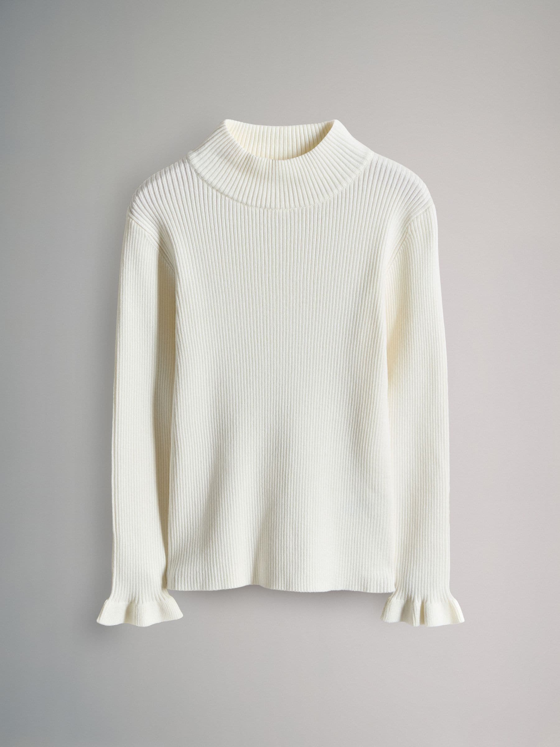 The Set 3 Pack Rib Knit Roll Neck Jumpers
