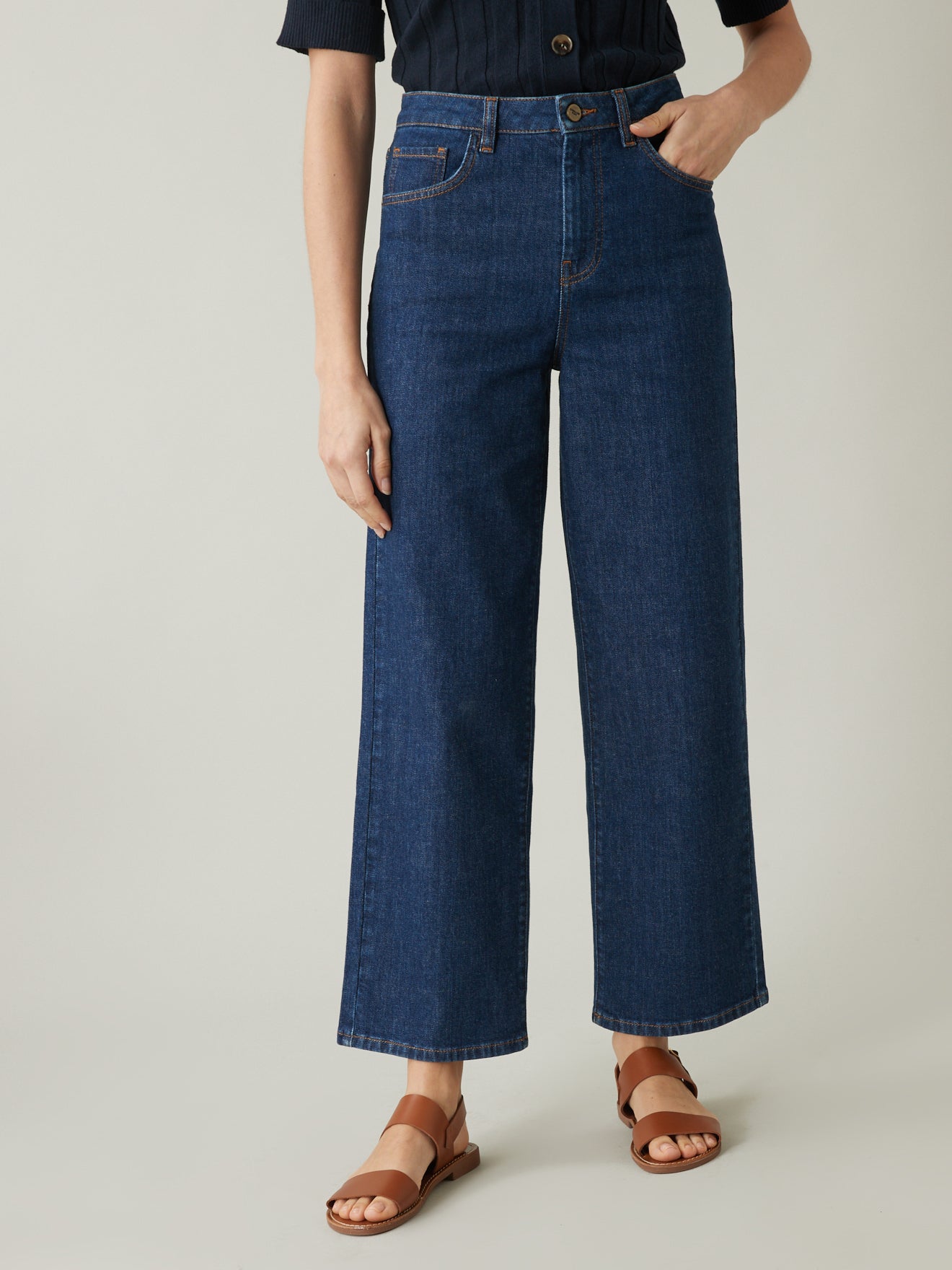 Jean Large Femme Emilie - Coton biologique, délavage écoresponsable