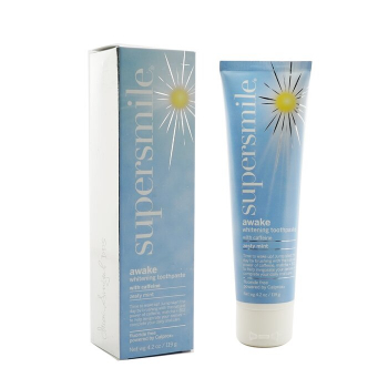 Supersmile Creme dental branqueador Awake com cafeína - Zesty Mint (sem flúor)  119g/4.2oz