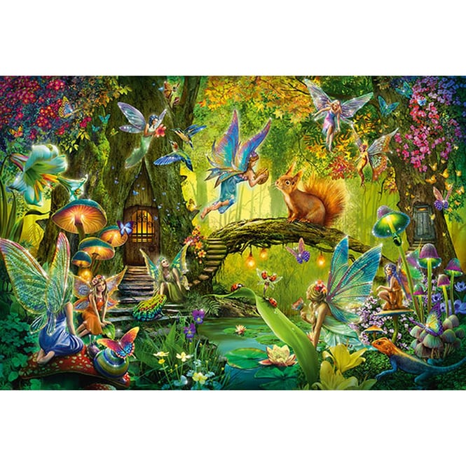 Puzzle - Feen im Wald - 200 Teile
