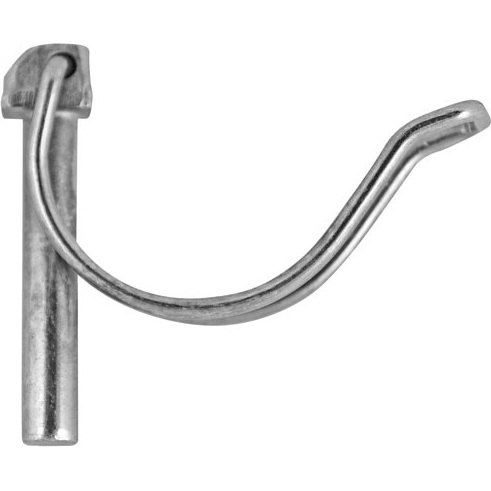 Goupille clips pour tube - D8 mm - acier zingué - lot de 2