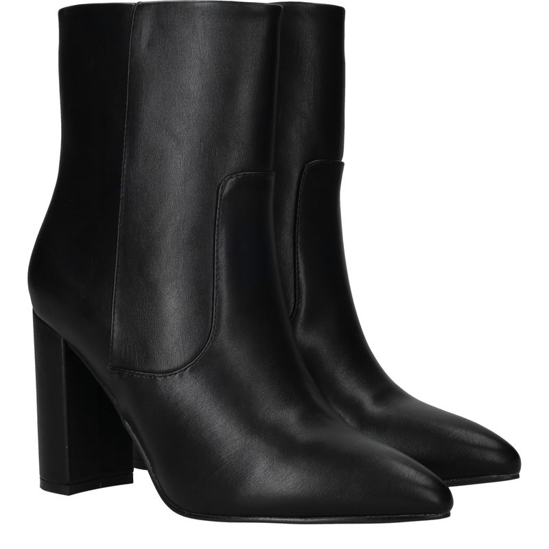 POSH by Poelman Enkellaarsjes Zwart Dames